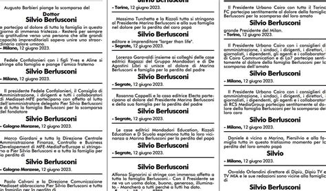 necrologi corriere della sera